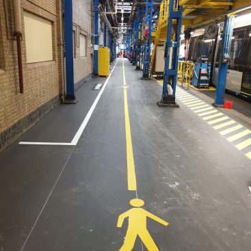Belijningen Bedrijfshal Tramremise
