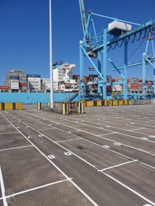 Markering Containerterminal