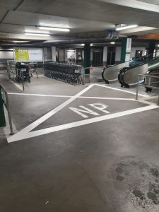 Markering Parkeergarage