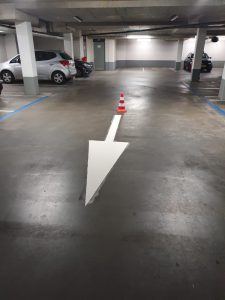 Markering Parkeergarage
