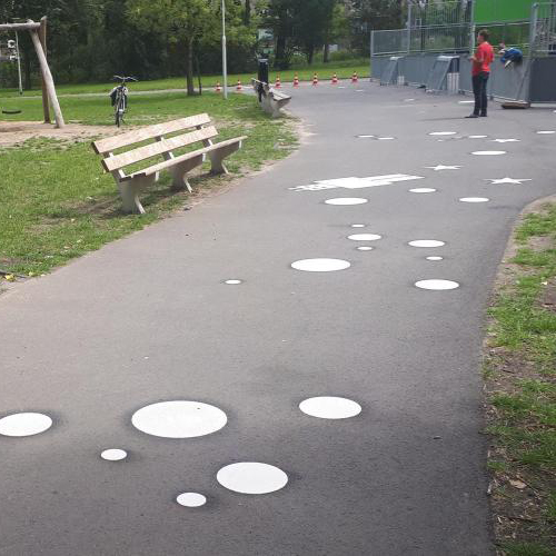 Markering Speelplaats